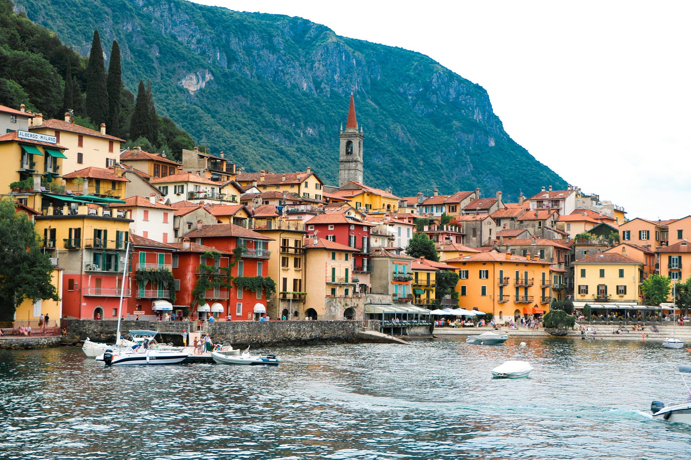 Lakeside village on Lake Como
